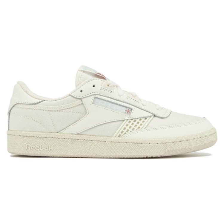 Reebok Club C 85 Vintage Comfortable Versatile Low-Top Sneakers Unisex Sneakers Off-White 100032996