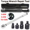 Bike Torque Wrench Set 5-60Nm Bicycle Torque Wrench Dual Direction Bike Allen Key Tool Socket Spanner Motorcycle Repair Kit