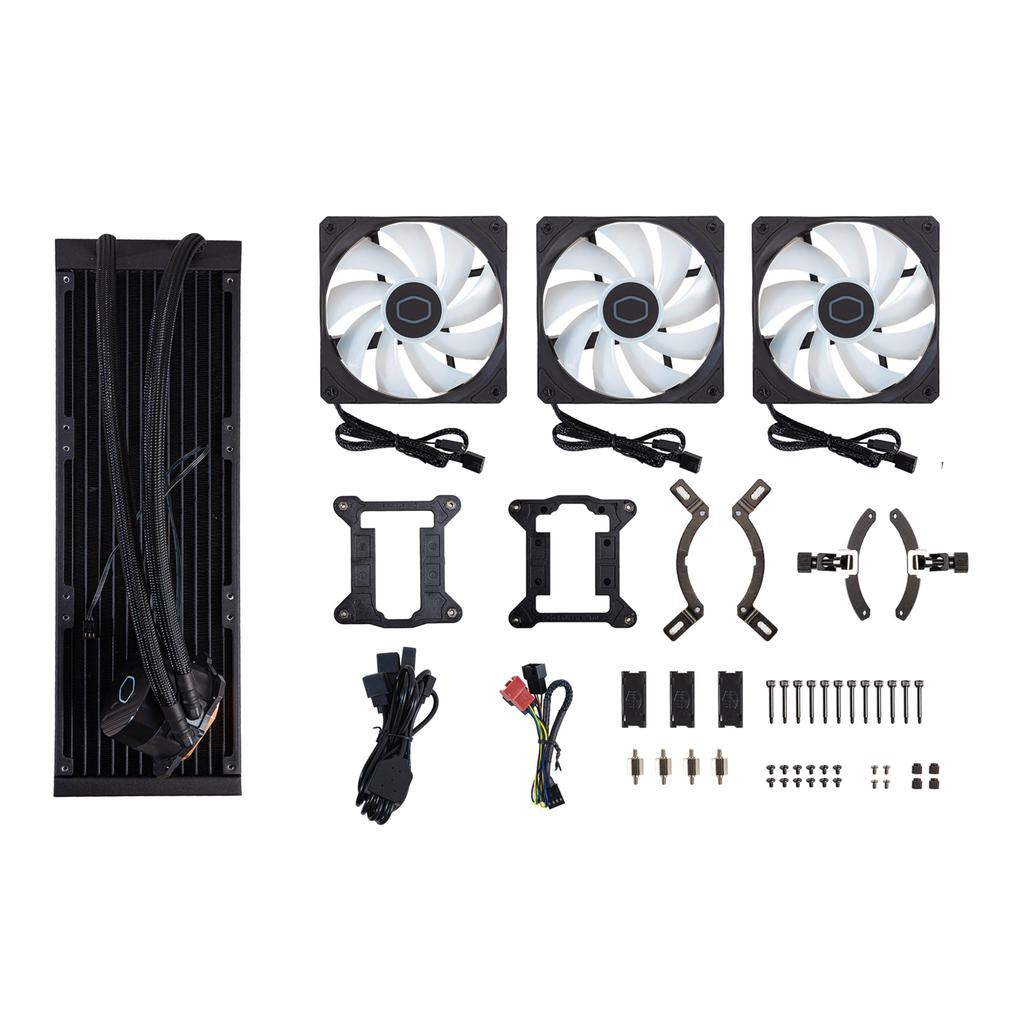 Cooler Master MasterLiquid 360L Core ARGB LGA1700/AM5 Compatible Water Cooling CPU Cooler with 360mm Radiator, MLW-D36M-A18PZ-R1 (FN1929)