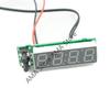 X7JF Auto Temperature 3 In 1 Thermometers Voltmeter Gauge Electronic Clock LCD Screen