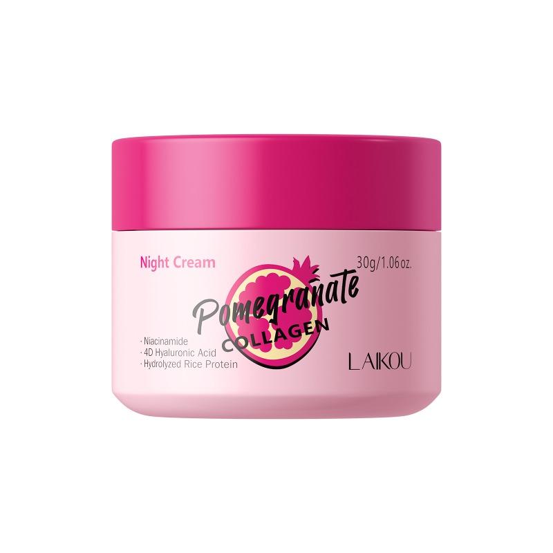 LAIKOU Pomegranate Collagen Night Cream 30g Hydrating Moisturizing