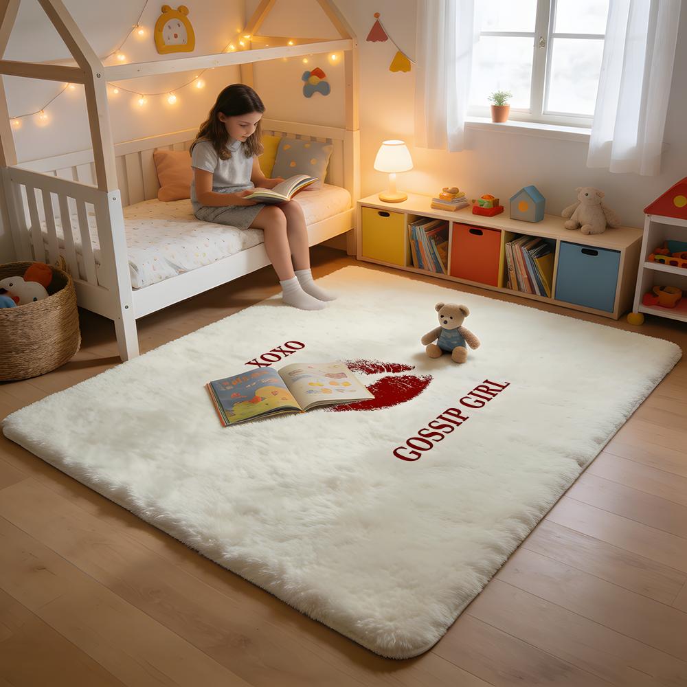 Floor Mat Soft Flannel Rug Non-Slip Absorbent Mat for Bathroom Bedroom Home Decor Hot Movie G-gossip G-girl