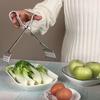 Anti-slip Silicone Strip Bowl Gripper Ergonomic Handle Bowl Tong Kitchen Gadgets Dish Clip  Oven