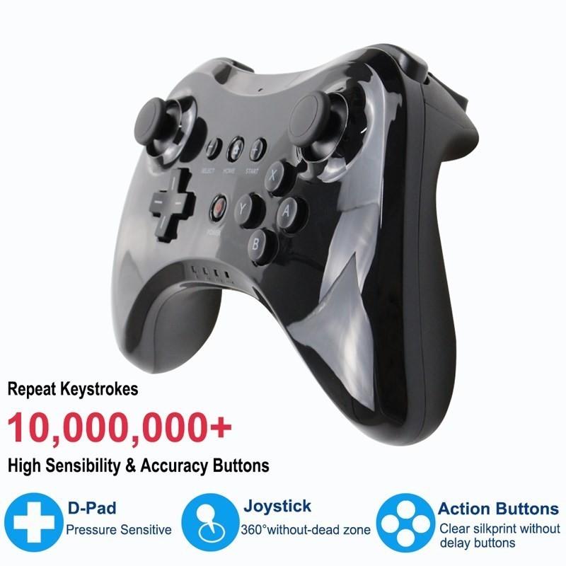 Für Wii U Pro Nintendo Controller Gamepad USB Bluetooth Kabellose Fernbedienung