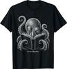 Sir I Am Reading Shoosh Octopus Book Lover Reader T-Shirt