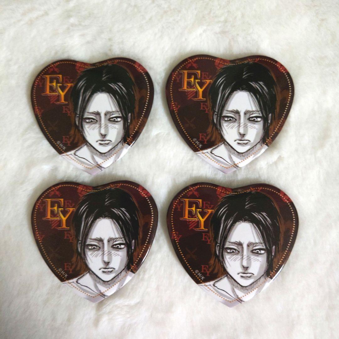 

[Б/У] Атака Титанов Аниме Эрен Значок в форме сердца