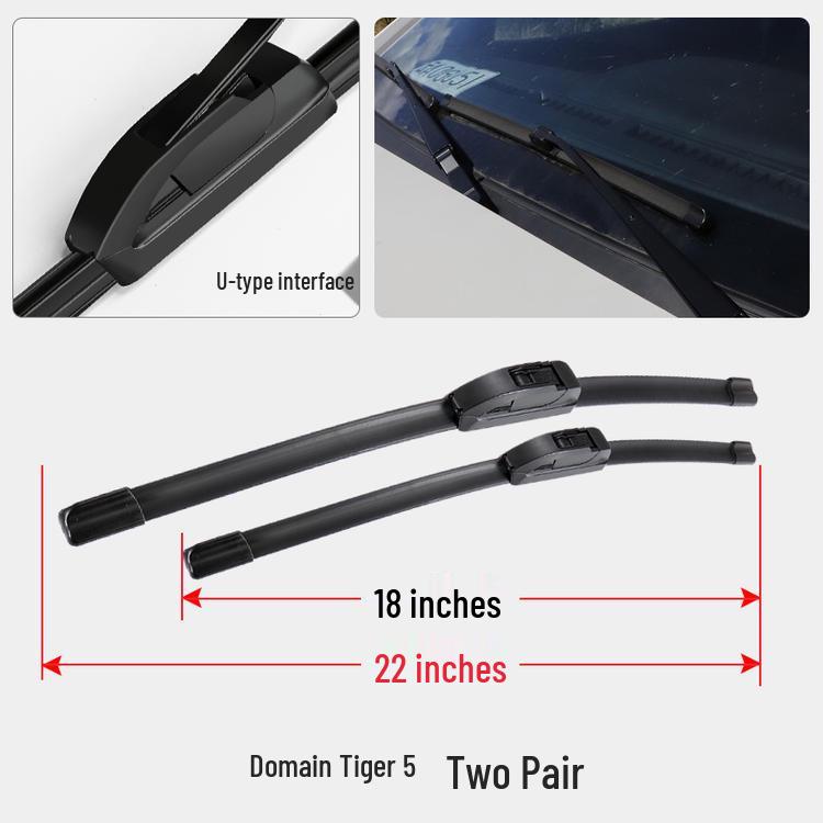 JMC Yuhu 3-5-7 Boneless Wiper Blade Rubber Strip - Car Accessory