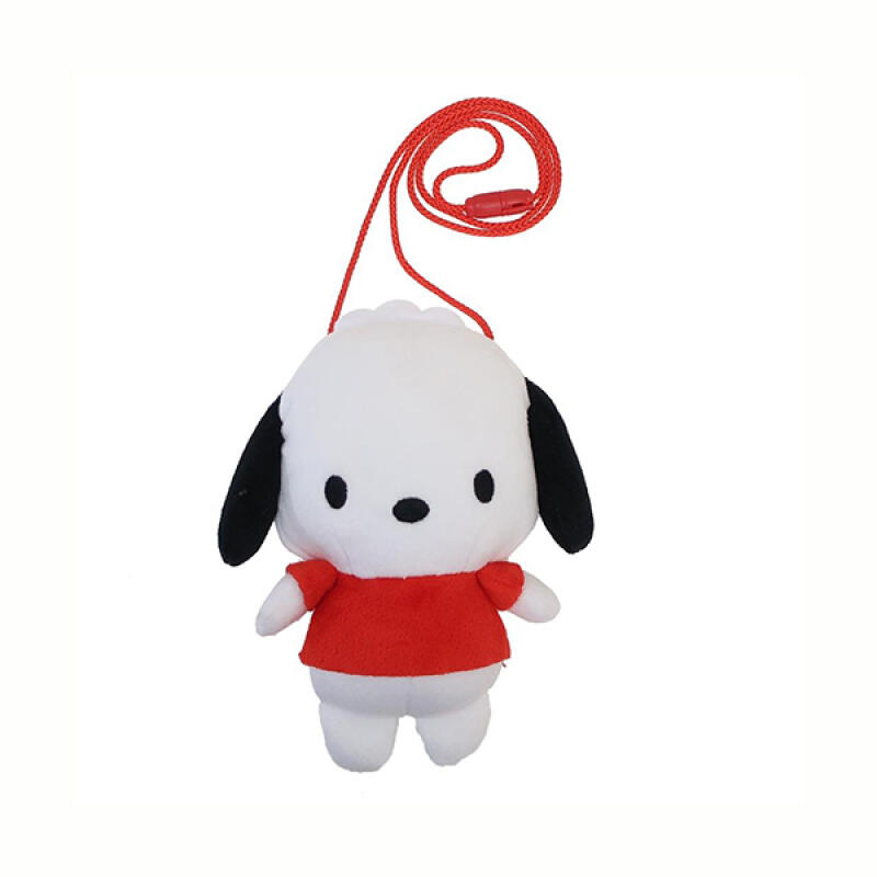 Мешочек-кошелек на шею с плюшевой игрушкой Pochacco (H570170)