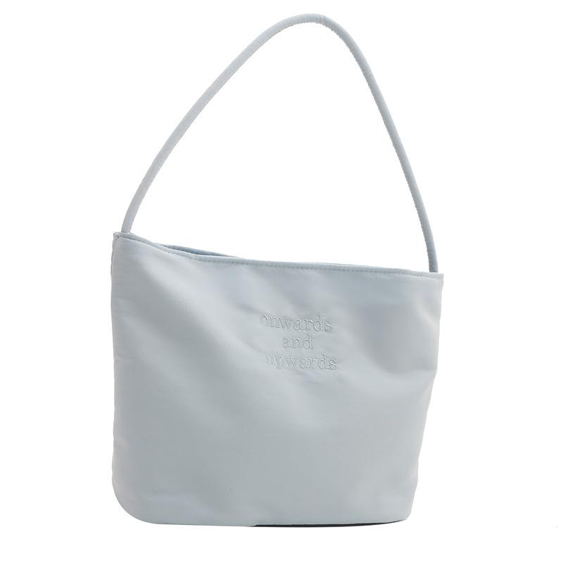 Embroidery Letters 2025 New Trendy Summer Fashion Personality Leisure Large Capacity Shoulder Portable Underarm Women's Bag