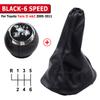 For Toyota Yaris II 2 MK2 2005 2006 2007 2008 2009 2011 Gear Shift Knob Shifter Lever Stick Gaiter Boot Cover Cars Accessories