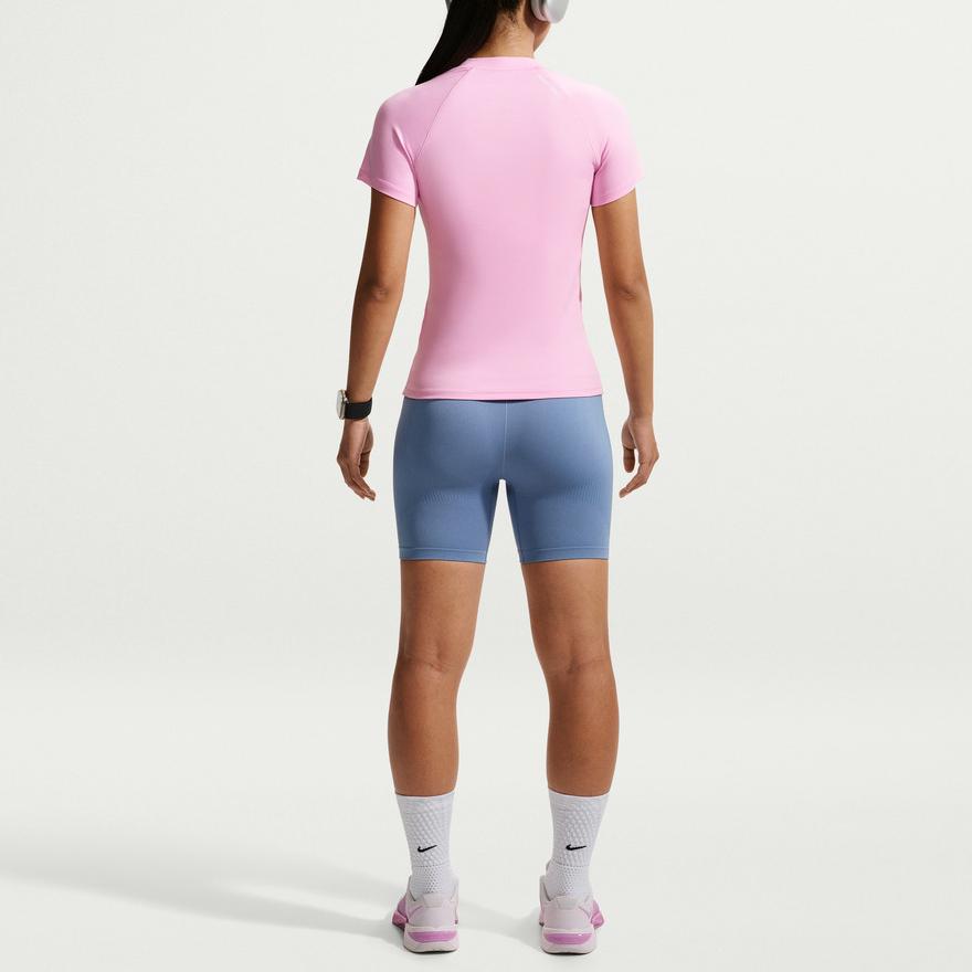 Nike Pro Round Neck Pullover Raglan Sleeve Short Sleeve T-Shirt Women T-Shirts FV7843621