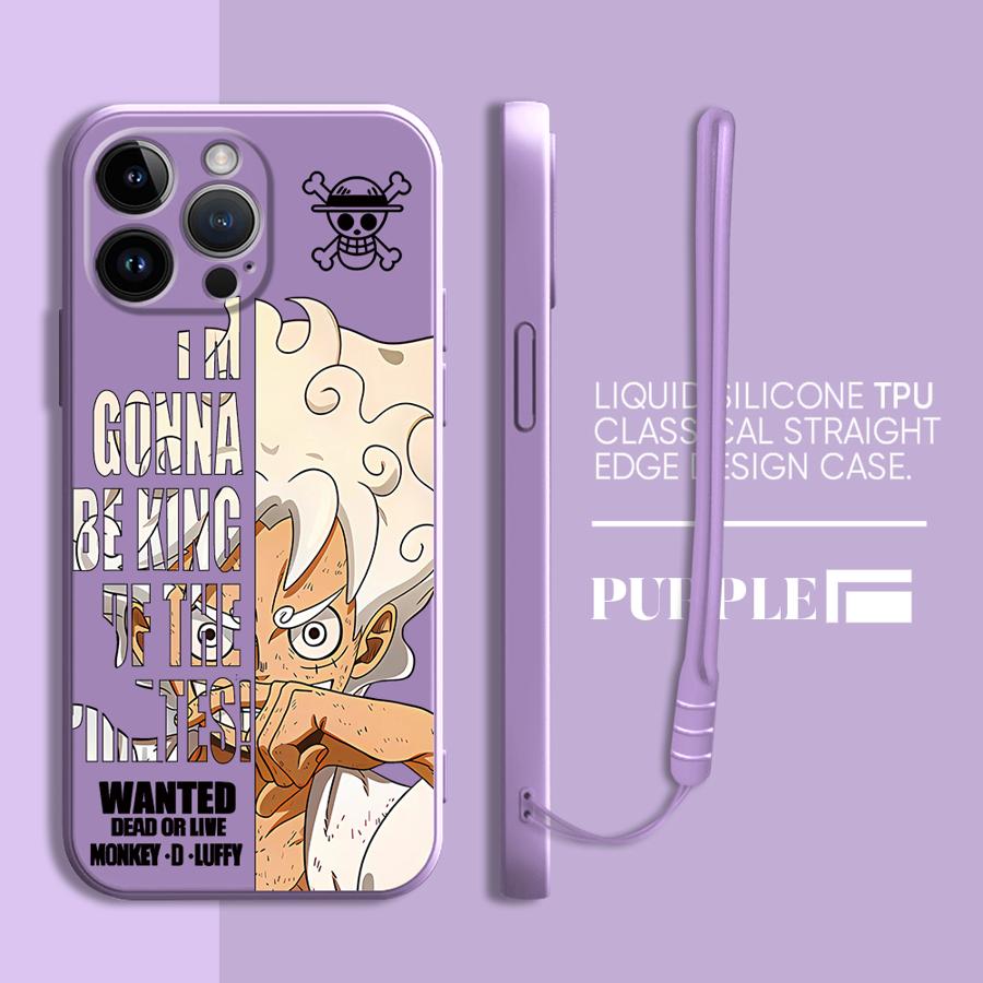 

O-One Piece Anime Cool Soft Cover Phone Case for Apple iPhone 12 11 15 15Plus 14 Pro 16Pro Max 13 7 8 XS XR 16 iPhone 15 Pro