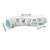 S-Shape Cat Tunnel House Foldable Rabbit Peekaboo Hideout 3 Way Cat Tubes  Summer/Winter Style