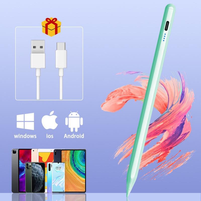 Capacitive Pen for Tablets and Phones, Screen Handwriting Pen, Green