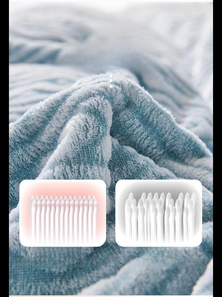 Dicke Korallenfleecedecke: Winterfeste, leichte Frühlings- und Herbstdecke für das Wohnheim oder zu Hause