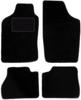 Schwarze Velours-Fußmatten für: Nissan Micra K10 Schrägheck (1983-1991)