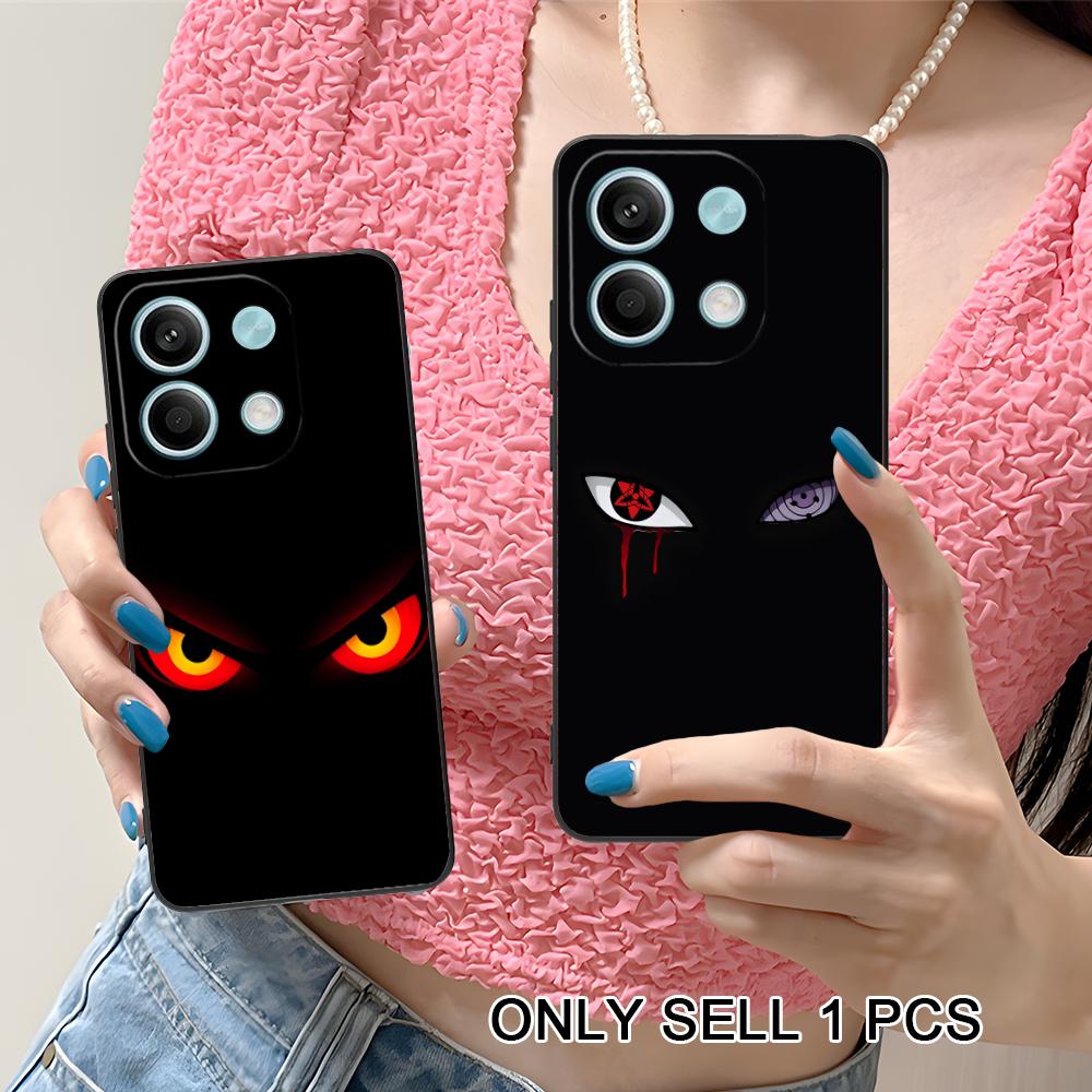 Anime Eyes Phone Case for Xiaomi Redmi 15 14 13 12 A5 3 2 1 C Plus 4G 5G Soft TPU Shockproof Cover