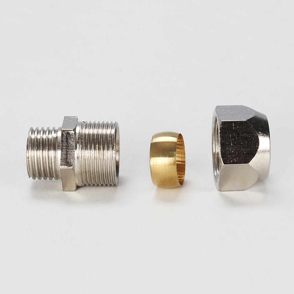1/8" 1/4" 3/8" 1/2" BSPP Außengewinde Innengewinde 4 6 8 10 12 14 16 mm Schlauchverschraubung Messing Rohrverschraubung Winkel Wasser Gas Öl