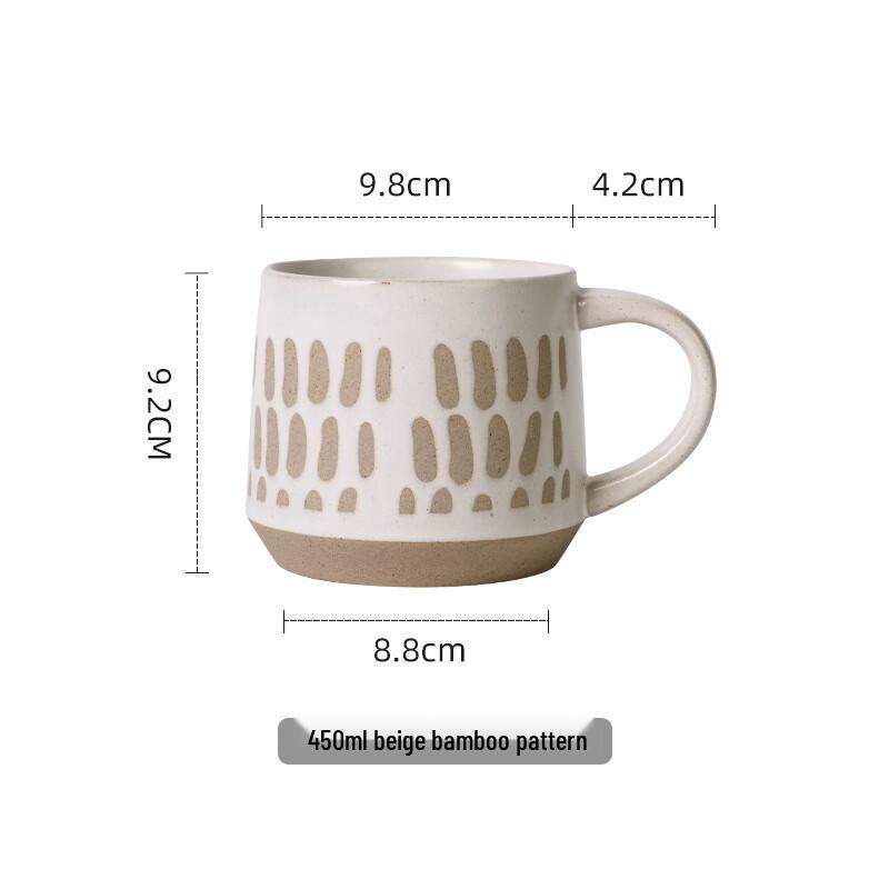 Rustic Ceramic Coffee & Breakfast Mug