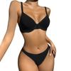 Women's Sexy Lingerie Mesh Vest Underwear Sexy Off Shoulder Two-piece Set Underwear