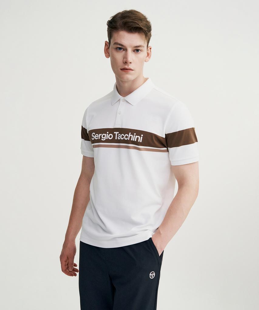 SERGIO TACCHINI M Goat Damarindo Short Sleeve Polo Shirt