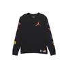 Sweatshirts Men's Black Crew Neck Moderate Regular DA6763-010