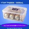 Food Grade Rectangular Plastic Storage Box with Lid - Freezable, Sealable Kitchen & Refrigerator Organizer
