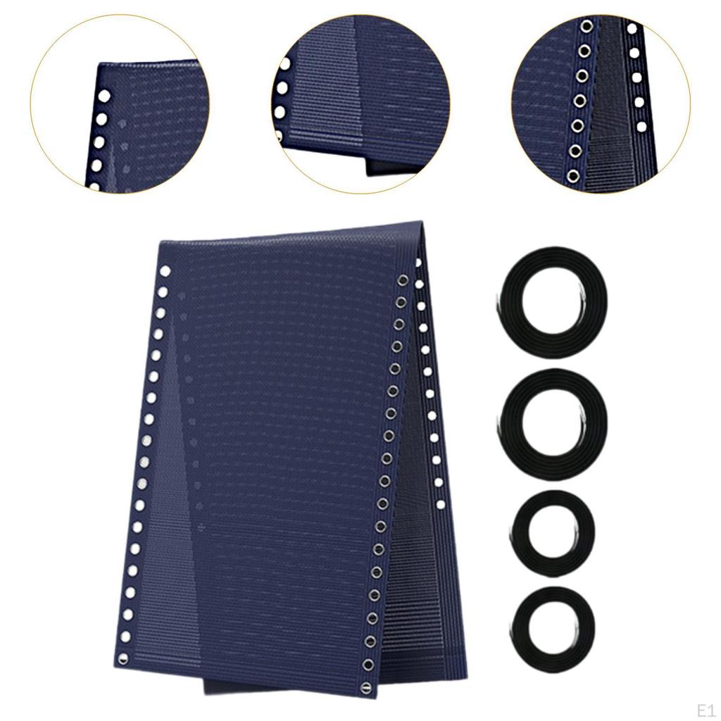 Stuhl-Ersatz-Stoff-Kordel-Set, klappbar, für Liege, Couch, Lounge, Reparatur