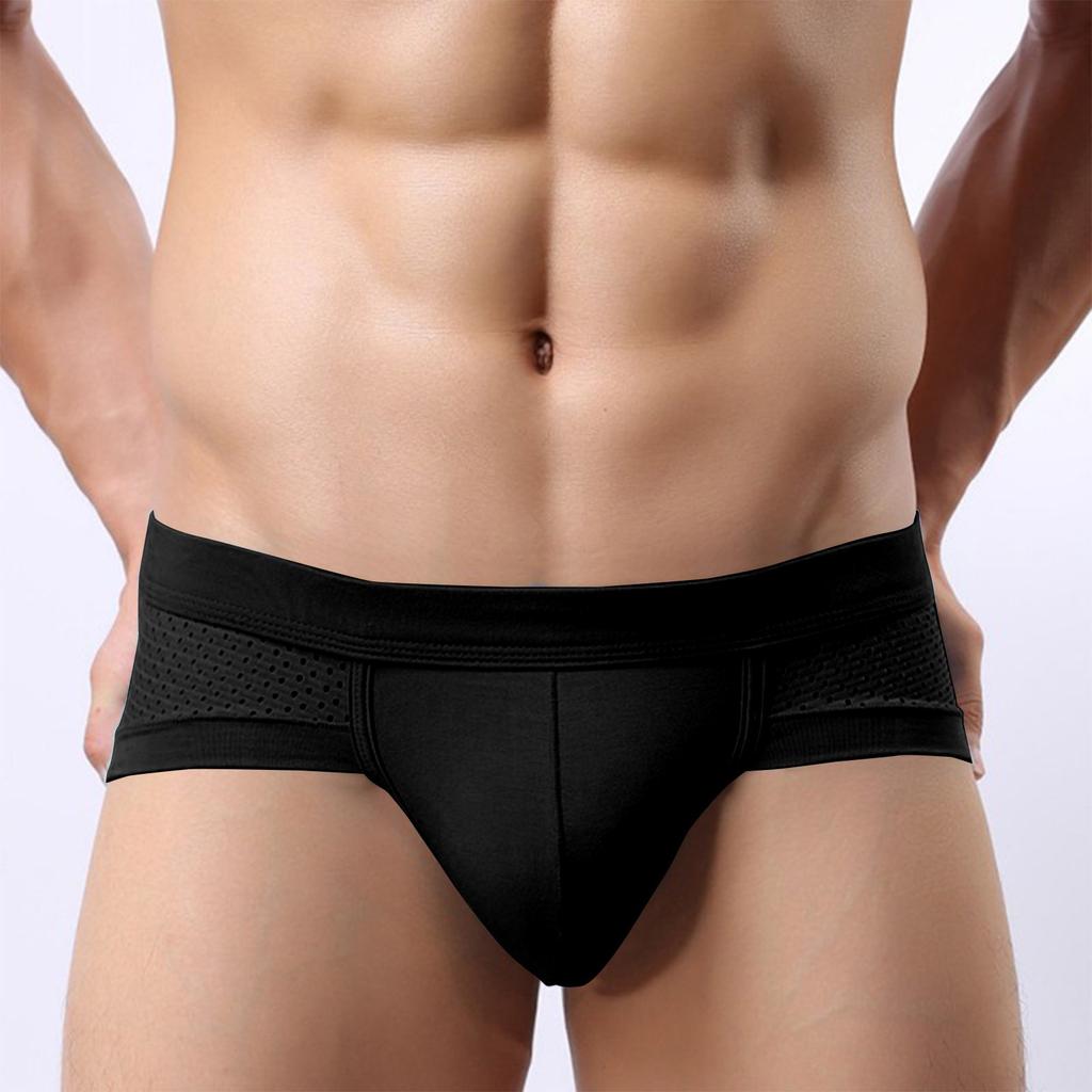 Men's Underwear,briefs, Men's U-shaped Bags, Anti-clogging, Low Waist, Solid Color