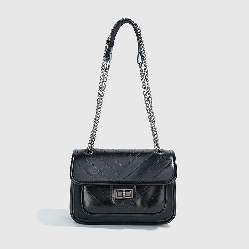 

Lilia Shoulder Fancy Hobo Bag Black small size