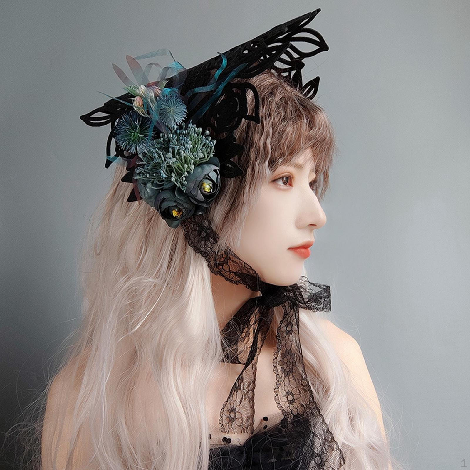 

Хэллоуин ведьма шляпа нарядное платье головные уборы для взрослых аксессуары для костюмов косплей для