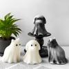 DIY 3D Spooky Cat Dog Silicone Candle Mold Cute Halloween Ghost Series Scented Candle Plaster Concrete Mould Craft Ornaments