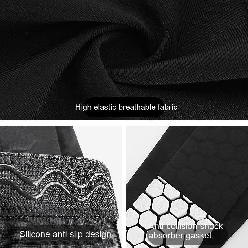 1/3 Pcs Leg Sleeves Shin Guards Shockproof Honeycomb Nylon Support Sock Shin Protector Soccer Gear Soccer Shields Sports Legging