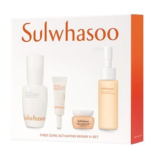 

Sulwhasoo First Care Activating Serum VI 4-Item Special Set – 6th Generation Luxury Anti-Aging & Skin Rejuvenating Skincare Kit (1 Set)