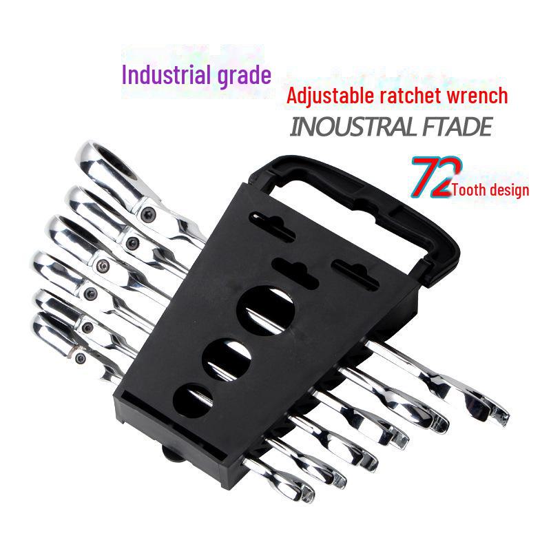 4S Auto Repair Tool Set: Hexagonal Adjustable Ratchet & Torque Wrenches (8-17mm)
