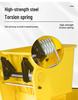 Durable Iron Wheeled Mop Bucket with Juicing Water Cart for Hotel Cleaning