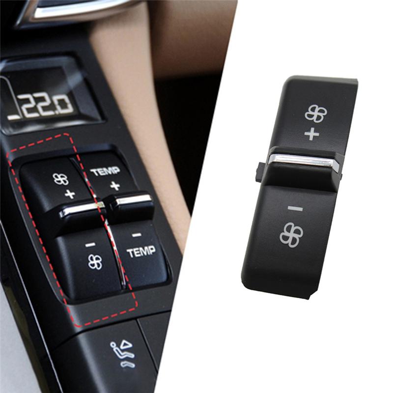 Front Rear Console Air Vent Temperature Ventilation Adjust A/C Button Switch Caps For Porsche Cayenne Panamera Macan-M53K