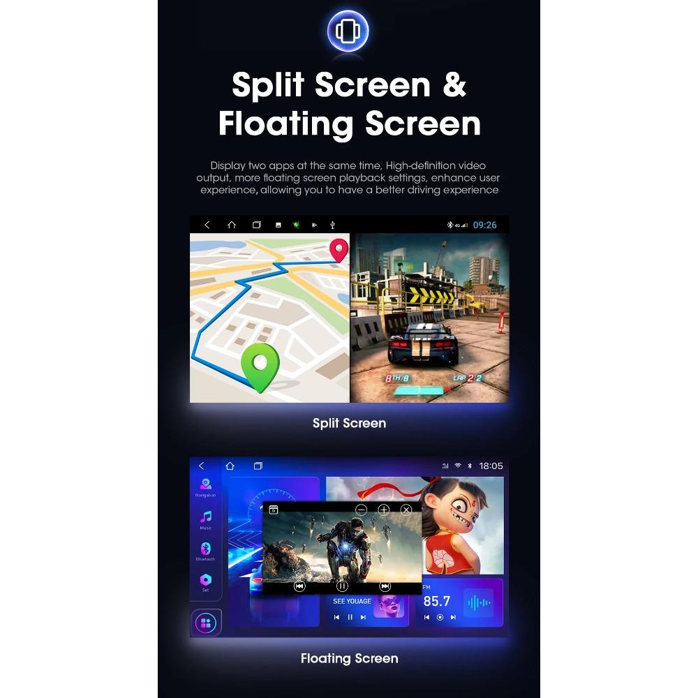 Srnubi 9" For Hyundai Tucson 2 LM IX35 2009-2015 Carplay Auto DSP 2din Android Car Radio Multimedia Video Player Navigation GPS