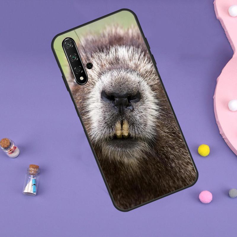 Animal Beaver For Huawei Nova 7i 8i 11i 12i 12s 9 10 SE Y60 Y61 Y70 Y72 Y73 Y90 Y91 P20 P40 P30 Lite Case