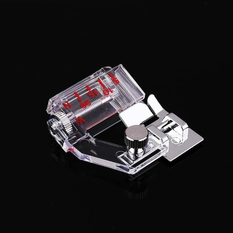 1pcs Multi Functional Zipper Bag Fabric Strip Presser Foot, Home Electric Sewing Machine Accessory, Sewing DIY Edging Zipper Universal Presser Foot