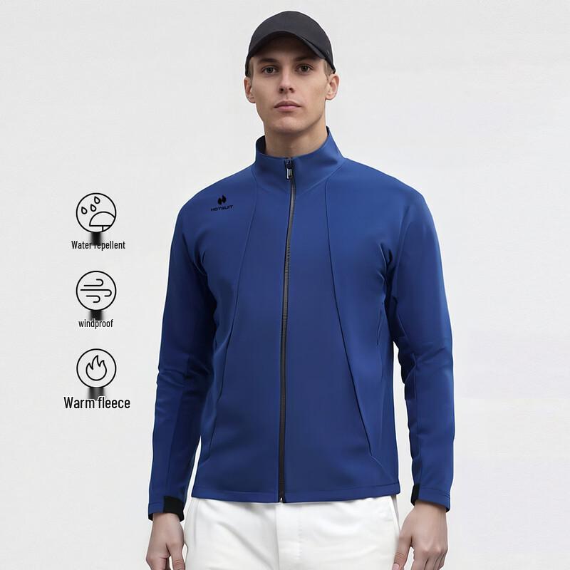 HOTSUIT Men's Outdoor Windproof Fleece Lined Softshell Jacket