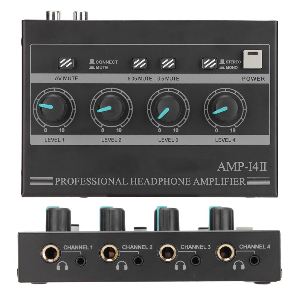 Multiple Inputs (for RCA/3.5mm/6.35mm) 4 Channel Headphone Amplifier  Podcast