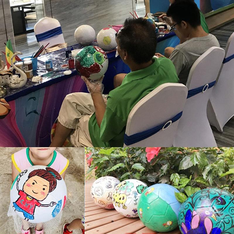 

Белый футбольный мяч Размер 5 Официальный размер Легкий Для детей Взрослых Футбольная игрушка Развивающая игрушка Спорт ПВХ Сделай сам Подарок