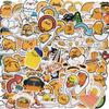 120-Piece Gudetama Sticker Set, Cute Cartoon Gudetama Stickers, Waterproof Suitcase Stickers, Guitar Stickers (A9)