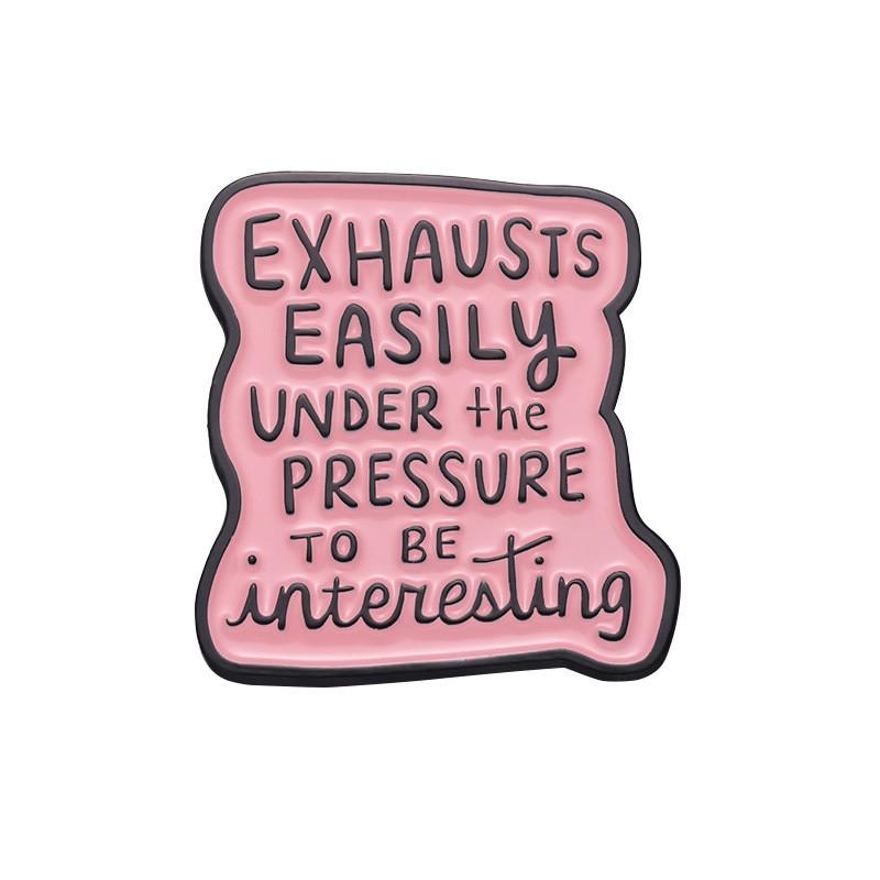 Creative Alphabet Series: Fun Cartoon Style Enamel Metal Badges