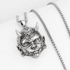 Accessories Style Hannya Ghost Head Punk Long Hip-Hop Niche Necklace Accessories for Men