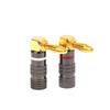 1Pcs Banana Plug Connector 4Mm Audio Video Speaker Adapter Banana Connectors Gold-Plated Banana Jack No Welding