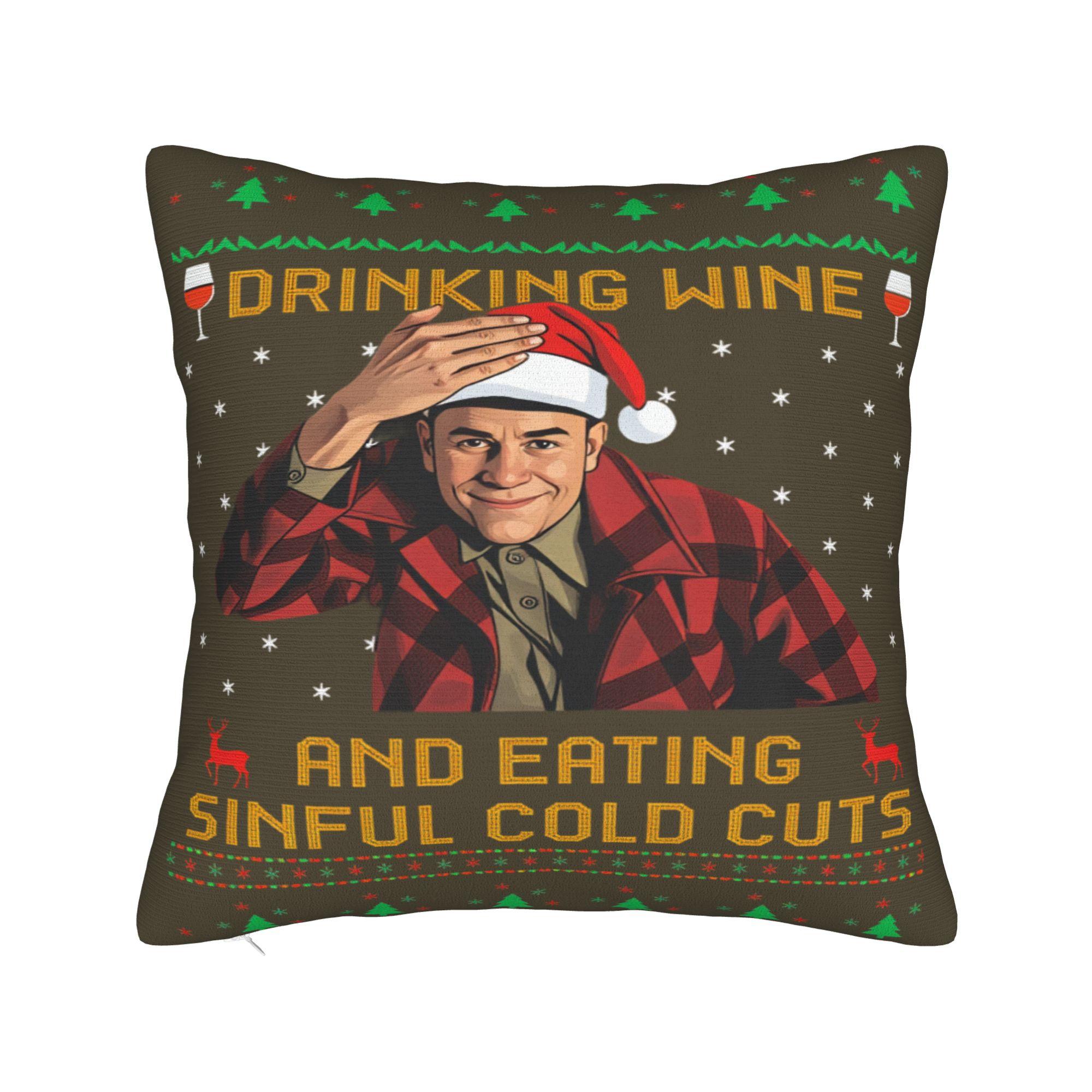 

Pillow Case Charlie Hunnam Ed Gein Im Going Drinking Yes I Am Christmas Soft Pillow Cover Sofa Bedroom Home Decor Pillowcases 12x12Inch