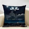 Rapper JJuL Cest Pas Des Lol Cushion Cover Natural Linen Organic Fabric DoubleSided Printing Room Sofa Decor Pillow Case