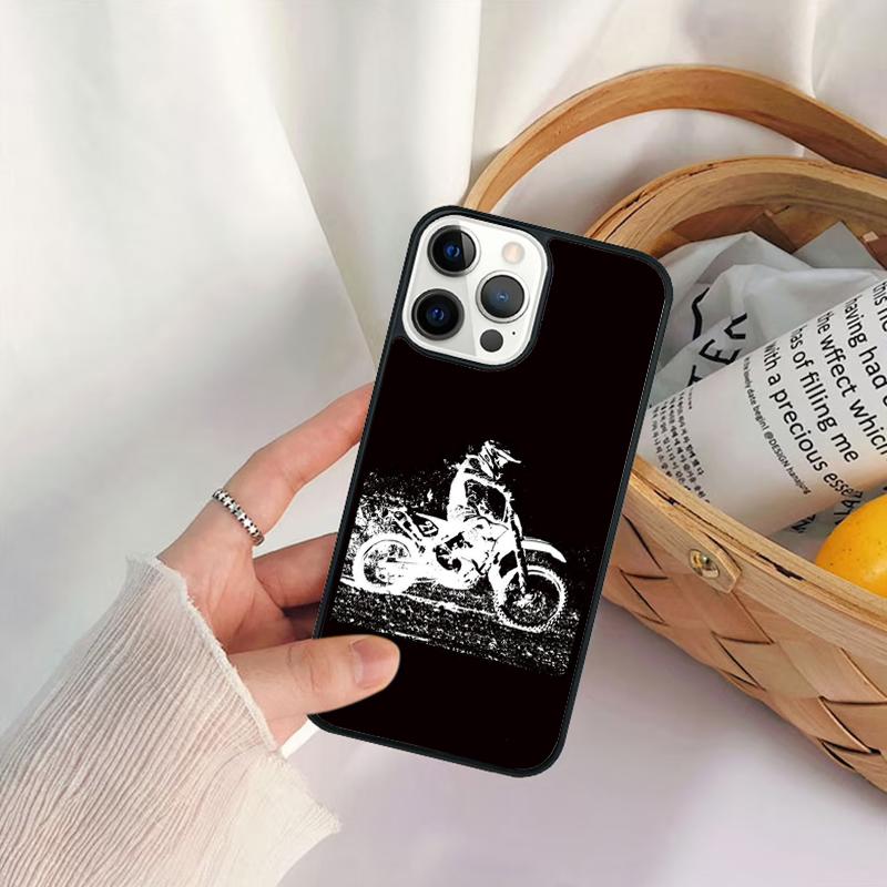 Moto Bike Motocross  Phone Case For IPhone 18 17 Air 16 15 14 11 12 13 Pro  MAX Plus Coque Cover Shell